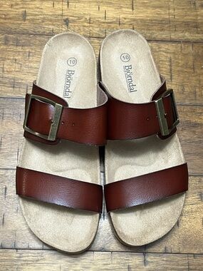 Bjorndal Buckle Slide Sandals Size 10